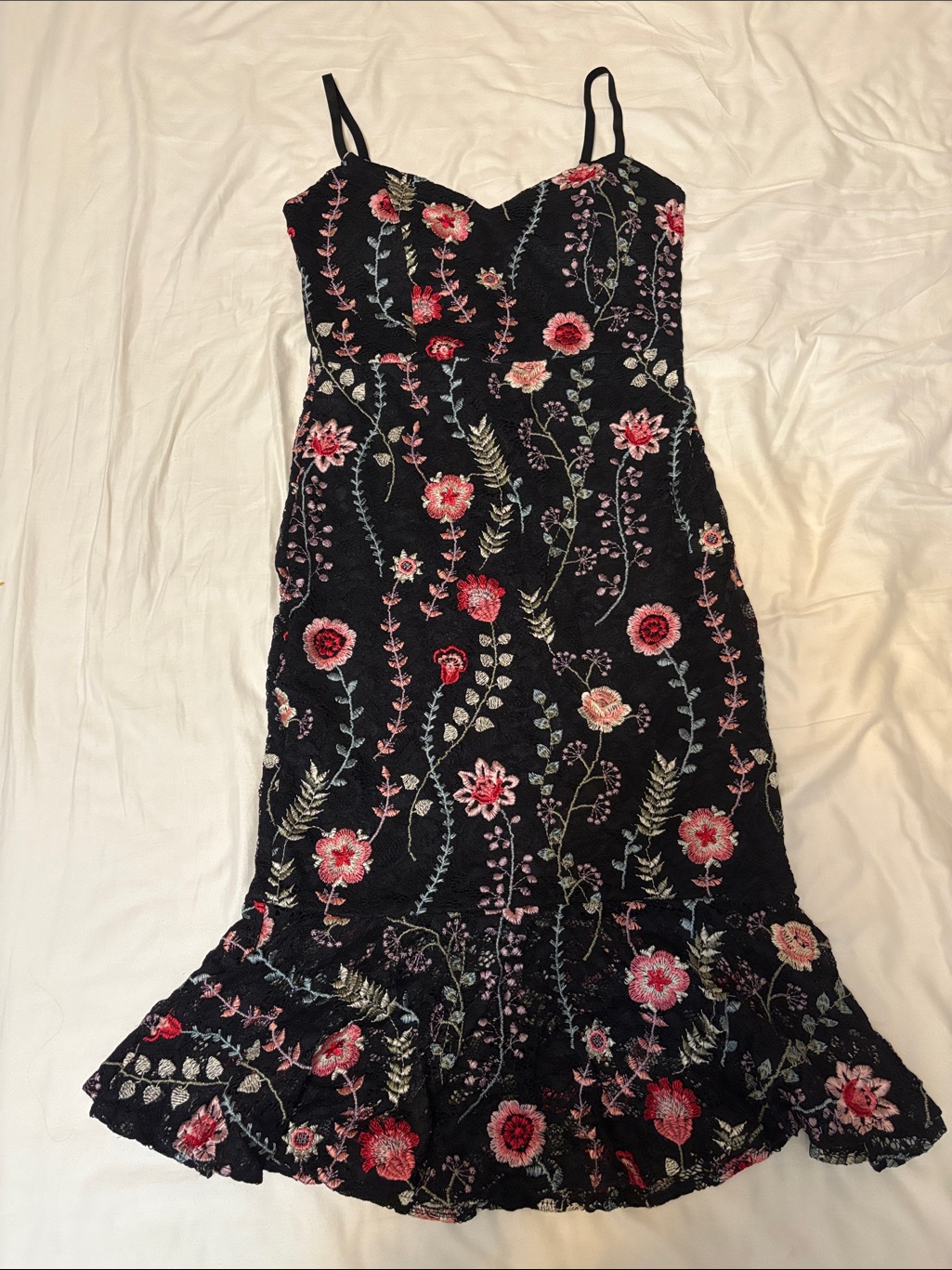 Beautiful Floral Embroidered Dress
